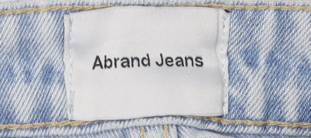 Abrand Women's Slim High-Rise Blue Jeans - Size 6