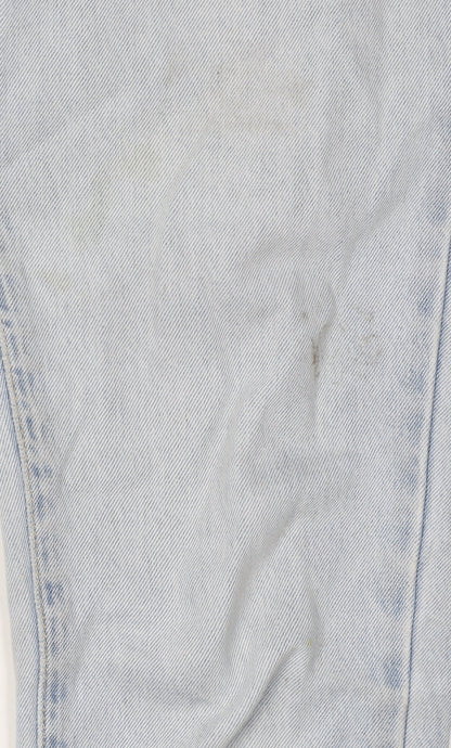 Abrand Women's Slim High-Rise Blue Jeans - Size 6