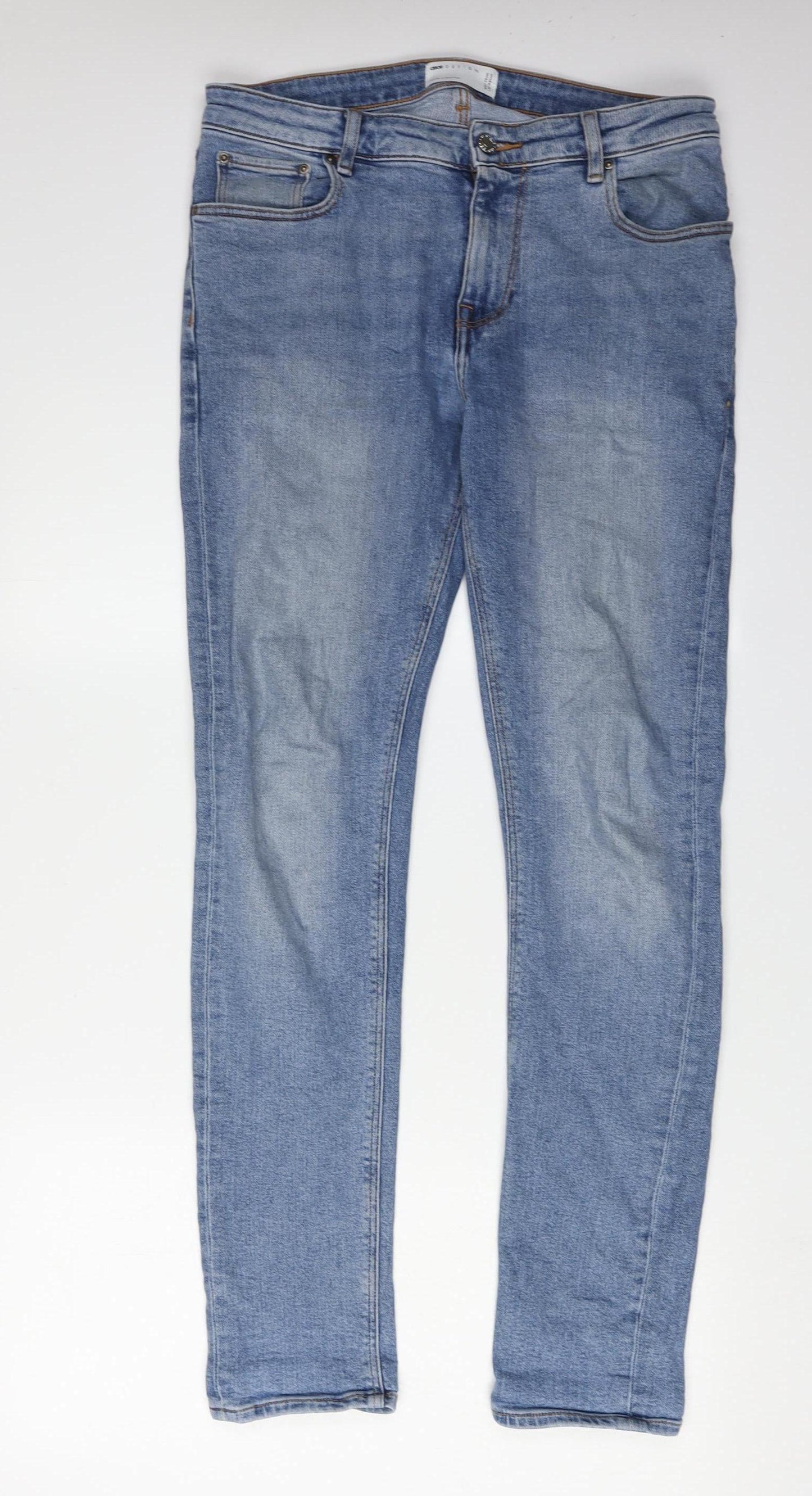 ASOS Design Men's Blue Skinny Jeans