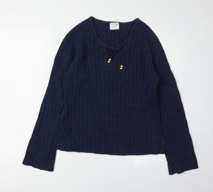 Womens UK Size 15 NEXT Blue Pullover Jumper