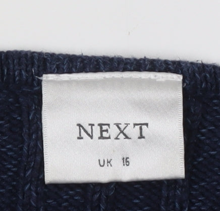 Womens UK Size 15 NEXT Blue Pullover Jumper