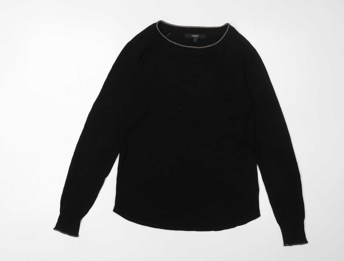 Womens UK Size 6 NEXT Black Pullover Jumper