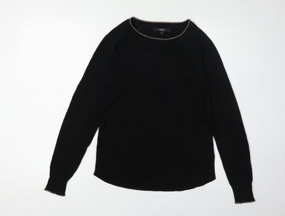 Womens UK Size 6 NEXT Black Pullover Jumper