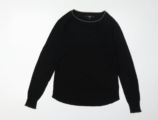 Womens UK Size 6 NEXT Black Pullover Jumper
