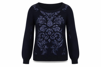 Womens UK Size S Monsoon Black Pullover Jumper