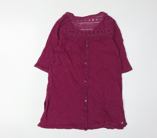 FatFace Women's Purple Tunic Blouse Size 8