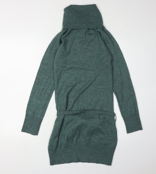 French Connection Green Jumper Dress - Women's S