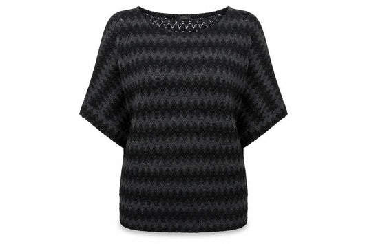 Womens UK Size 12 Epilogue Black Pullover Jumper