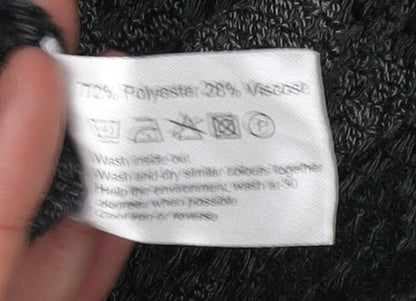 Epilogue Women's Black Geometric Pullover Jumper, Size 12