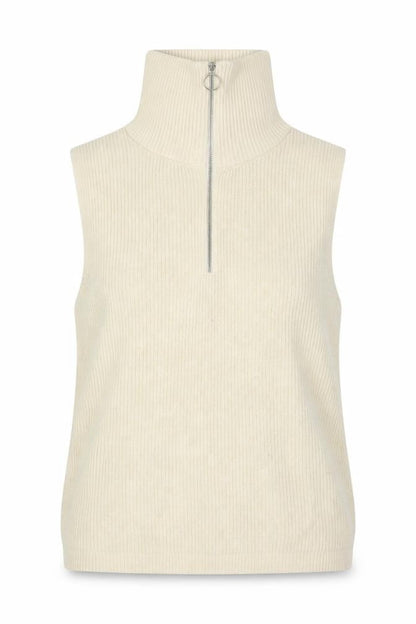 Womens UK Size 12 VILA Ivory Vest Jumper