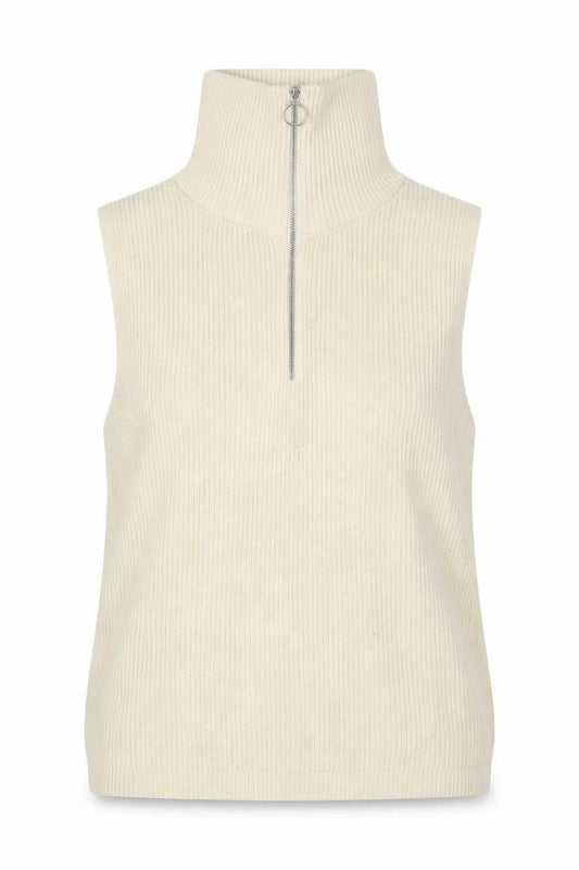 Womens UK Size 12 VILA Ivory Vest Jumper