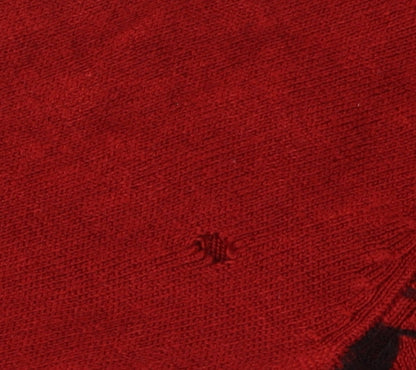 Womens UK Size 14 Marks and Spencer Red Pullover Jumper