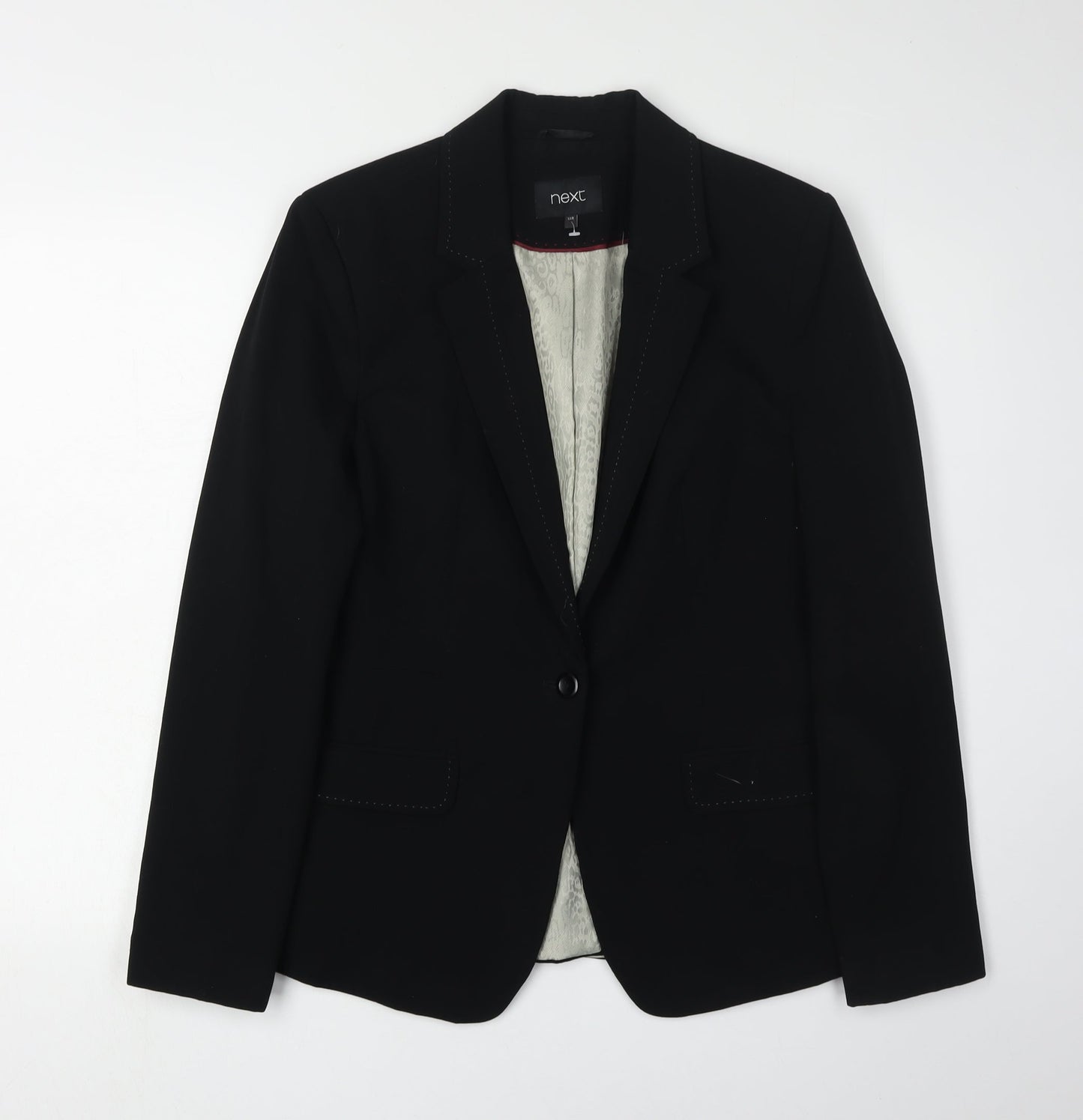 Next Women's Black Blazer Suit Jacket Size 12 Regular