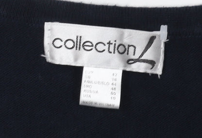 Womens UK Size 14 Collection L Black Pullover Jumper