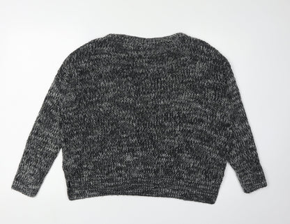 Womens UK Size M VERO MODA Grey Pullover Jumper