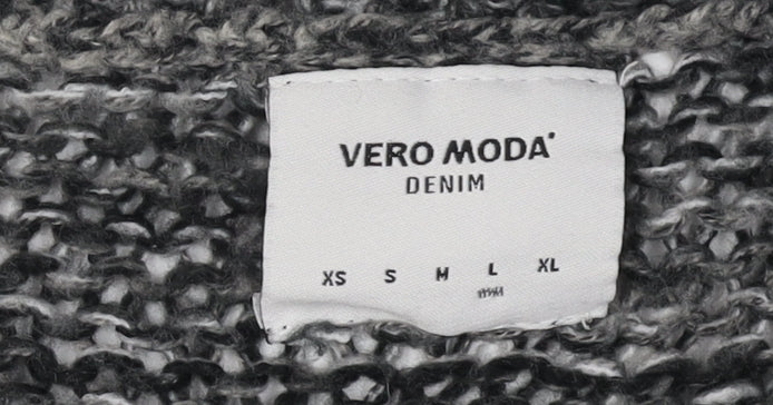 Womens UK Size M VERO MODA Grey Pullover Jumper