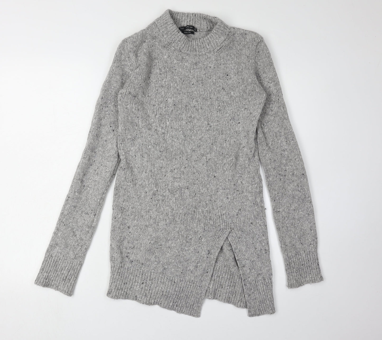 Womens UK Size 8 Zara Grey Pullover Jumper