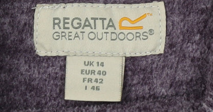 Regatta Women's Purple Pullover Hoodie Size 14