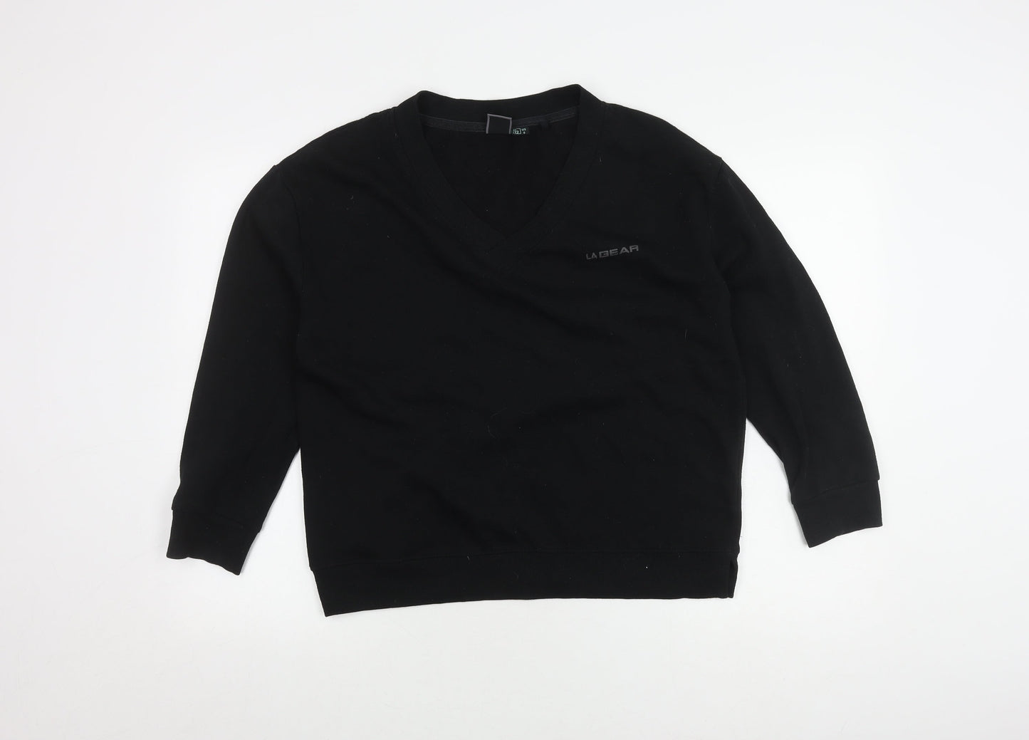 Womens UK Size 12 LA Gear Black Pullover Sweatshirt