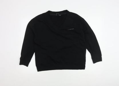 Womens UK Size 12 LA Gear Black Pullover Sweatshirt