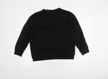 Womens UK Size 12 LA Gear Black Pullover Sweatshirt