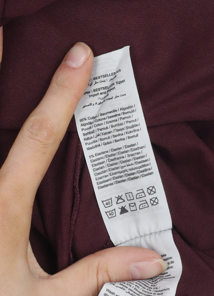 Jack & Jones Men's Maroon Polo Shirt M