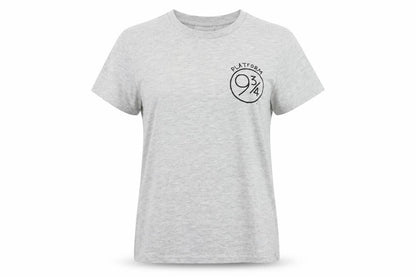 Womens UK Size 8 Harry Potter Grey Basic T-Shirt