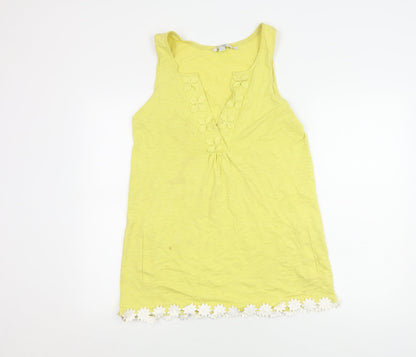 Boden Women's Yellow Sleeveless Top Size 10