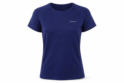 Quechua Women's Blue Short Sleeve Active T-Shirt