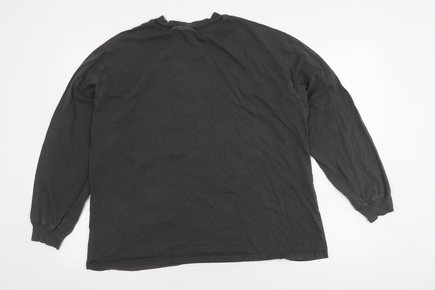 Unisex Adults UK Size L H&M Black  T-Shirt