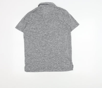 Gap Men's Grey Polo Shirt Small, Cotton Blend Casual