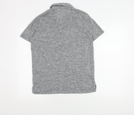 Gap Men's Grey Polo Shirt Small, Cotton Blend Casual