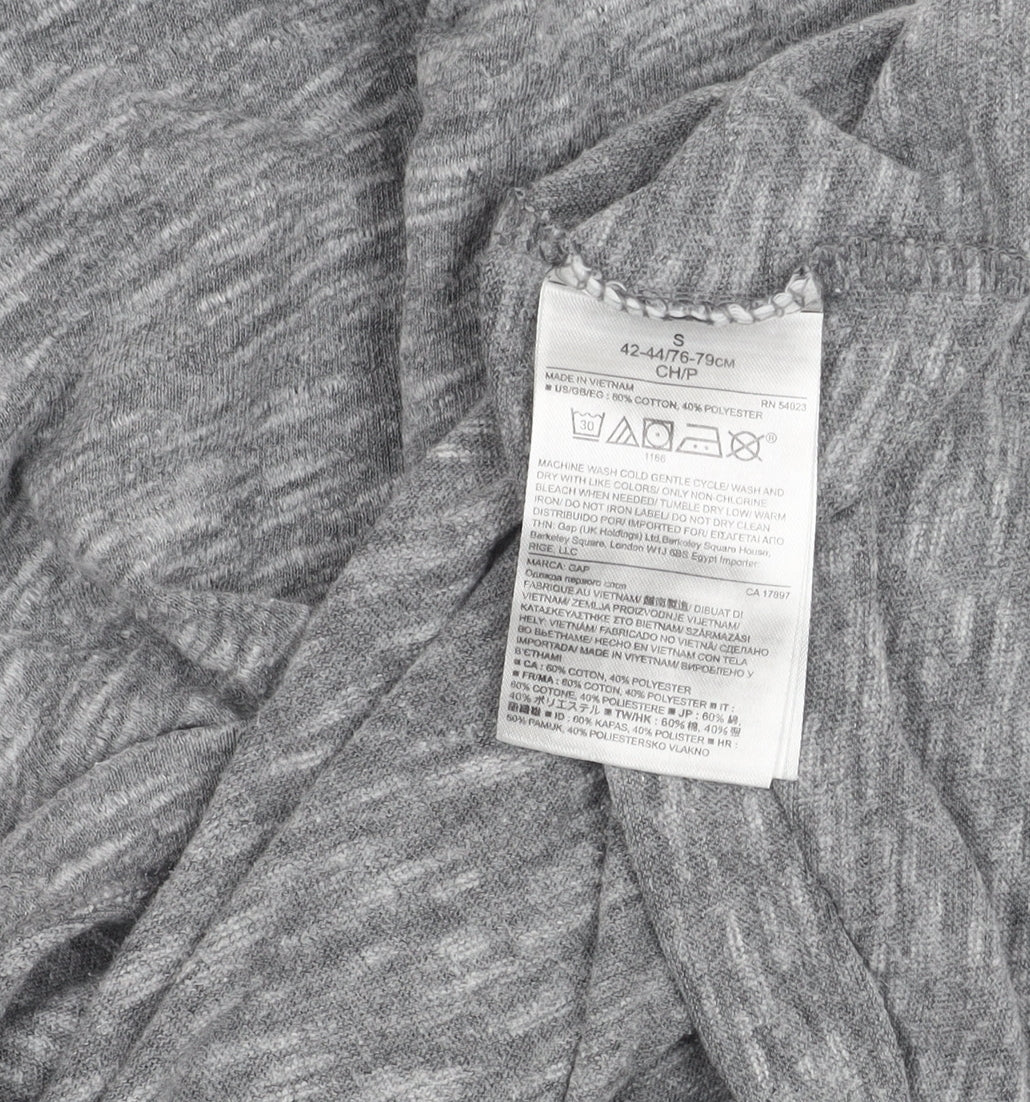 Gap Men's Grey Polo Shirt Small, Cotton Blend Casual