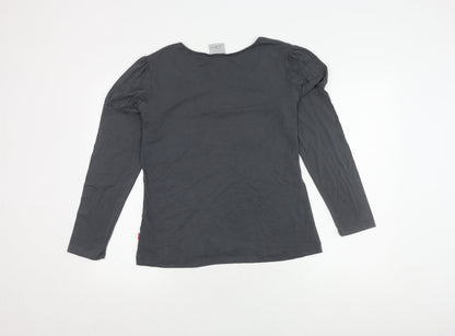 Vneckpot Women's Black XL Long Sleeve T-Shirt