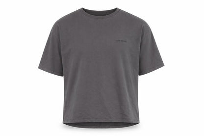 CURTIEN Men's Grey T-Shirt, Size S, Crew Neck