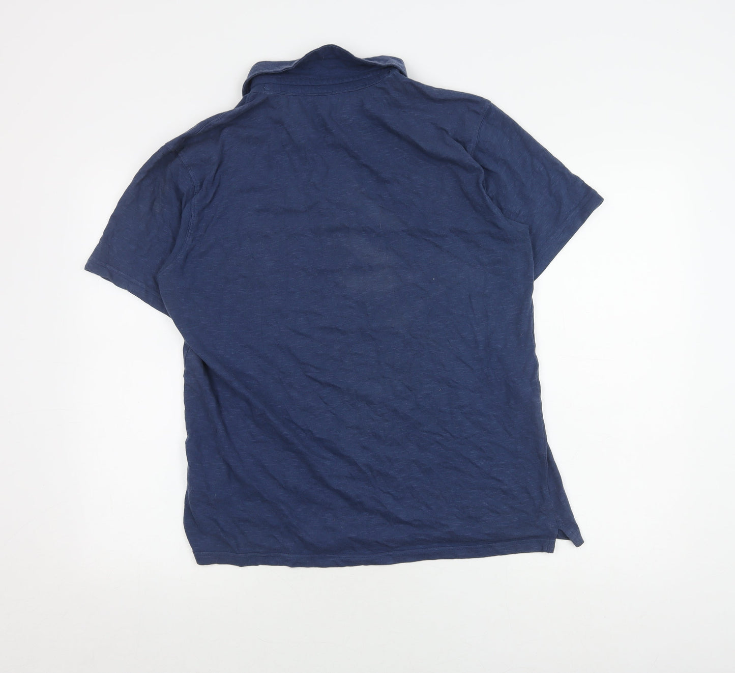 Lee Cooper Men's Blue Polo Shirt - Size M