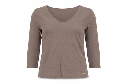 Calvin Klein Women's V-Neck Cotton Top M