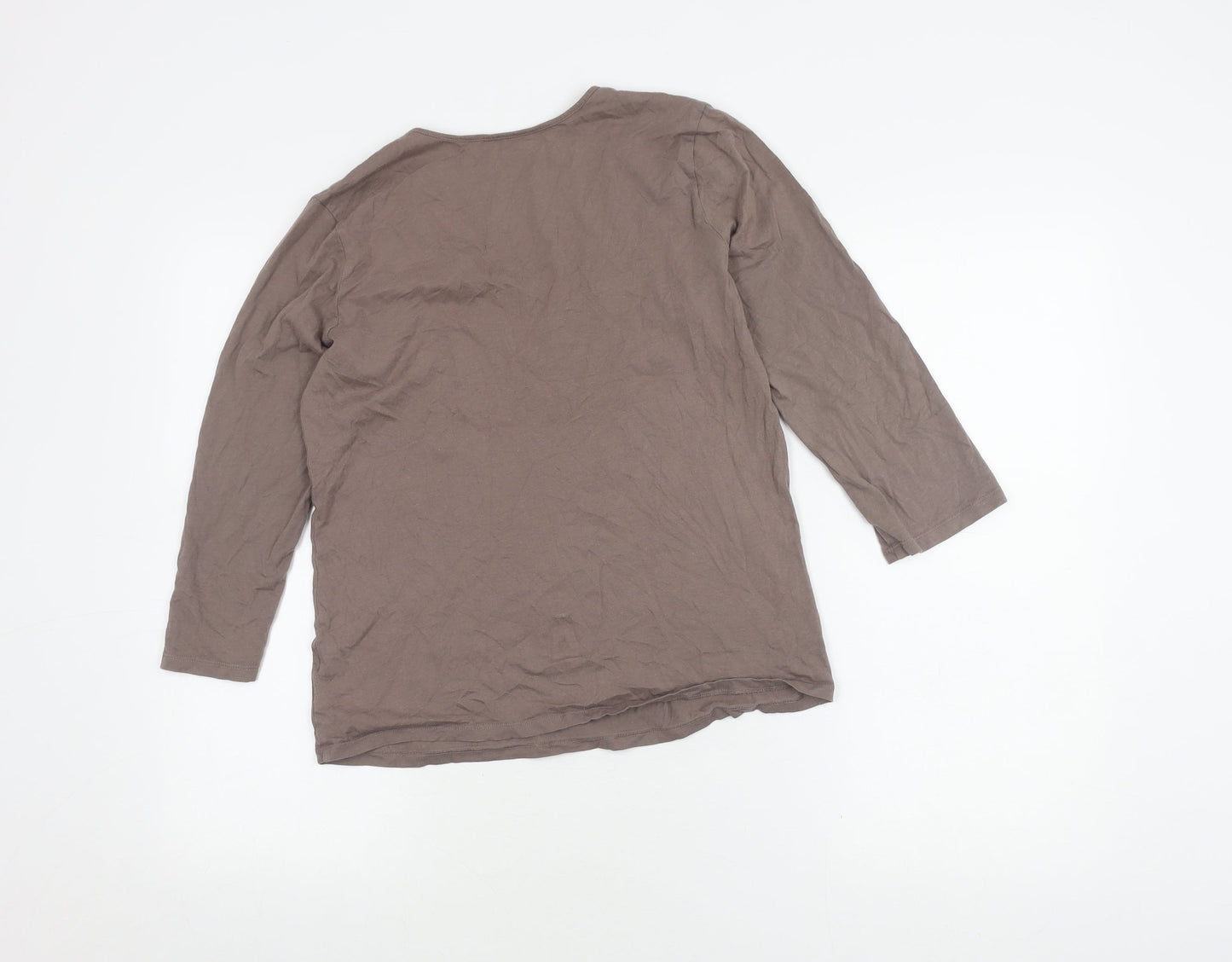 Calvin Klein Women's V-Neck Cotton Top M