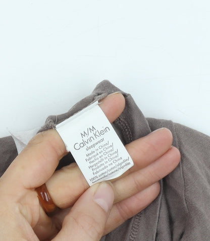 Calvin Klein Women's V-Neck Cotton Top M