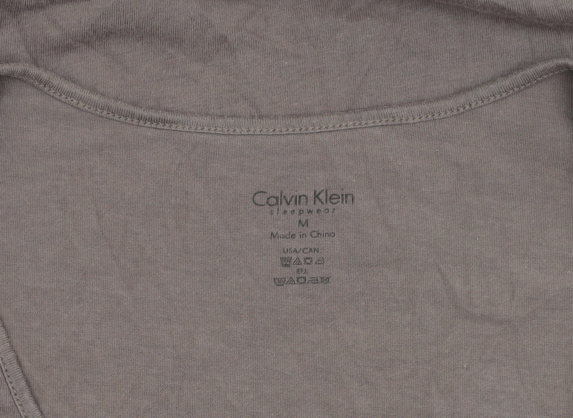 Calvin Klein Women's V-Neck Cotton Top M