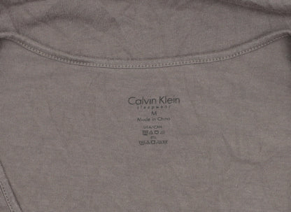 Calvin Klein Women's V-Neck Cotton Top M