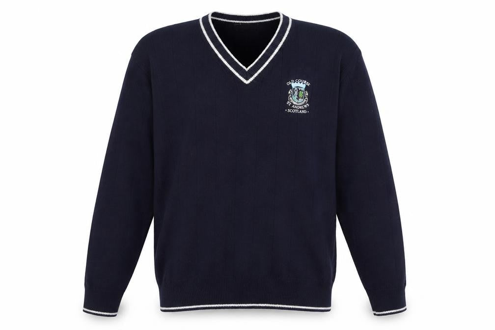 Mens UK Size L Henbury Blue Pullover Jumper