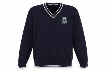 Mens UK Size L Henbury Blue Pullover Jumper