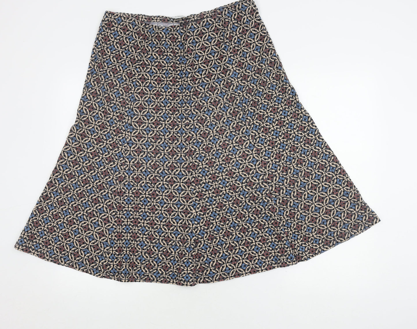 Marks and Spencer Women's A-Line Skirt, Size 14, Multicoloured