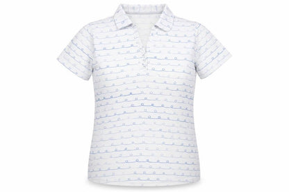Womens UK Size 14 Isle White  Polo