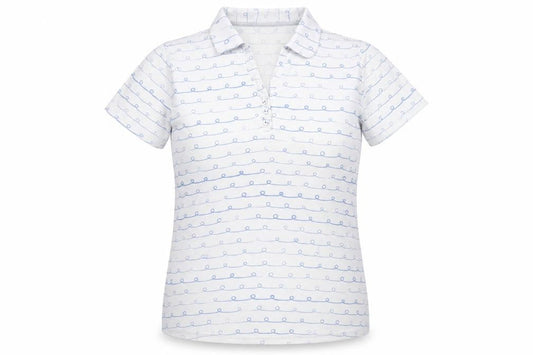 Womens UK Size 14 Isle White  Polo