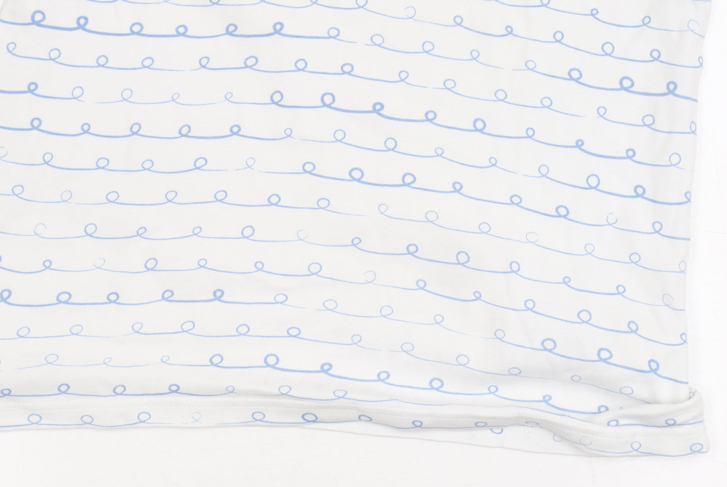 Isle Women's White Polo Shirt Size 14 Comfy Cotton Casual