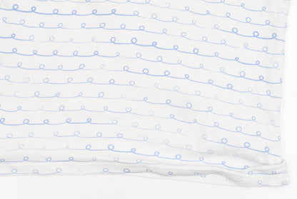 Isle Women's White Polo Shirt Size 14 Comfy Cotton Casual