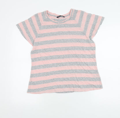 Womens UK Size 14 Crew Clothing Company Multicoloured  T-Shirt