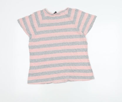 Womens UK Size 14 Crew Clothing Company Multicoloured  T-Shirt